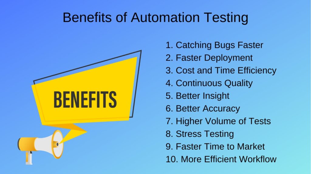 Benefits of Automation Testing