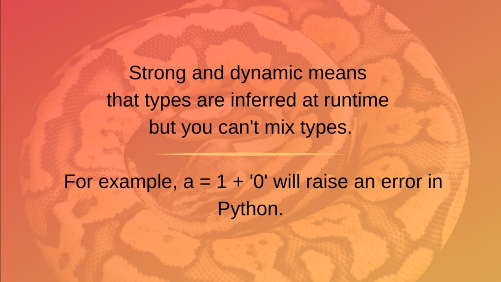 Динамическая и статическая типизация Python