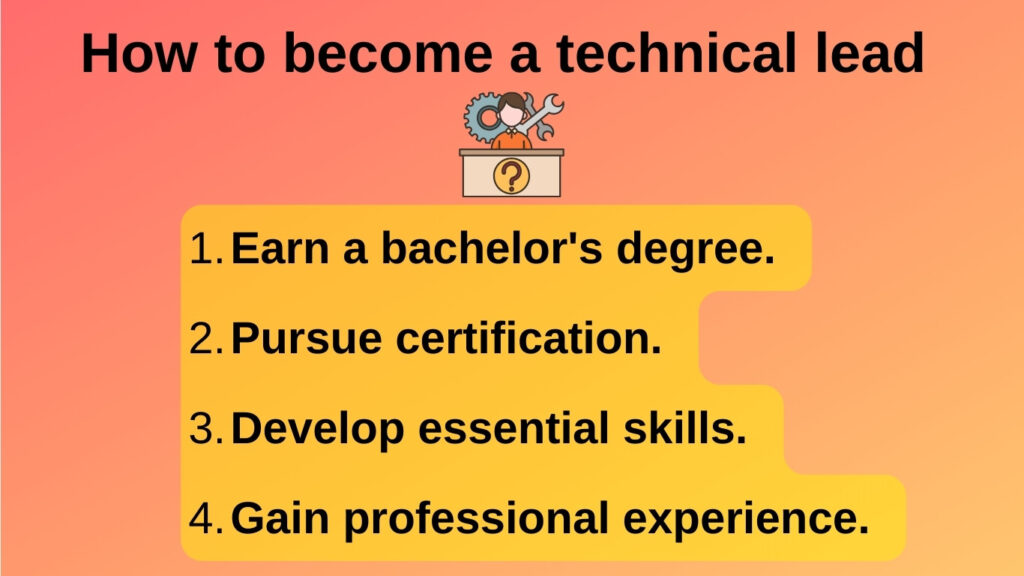 Steps to become a technical lead