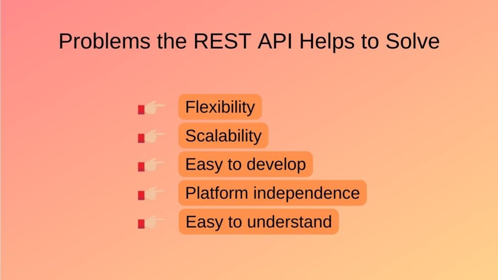 Problems the REST API Helps to Solve