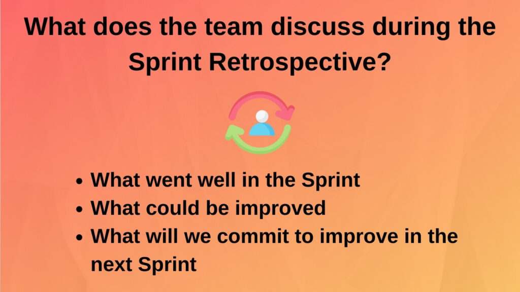 Team discussion during the Sprint Retrospective