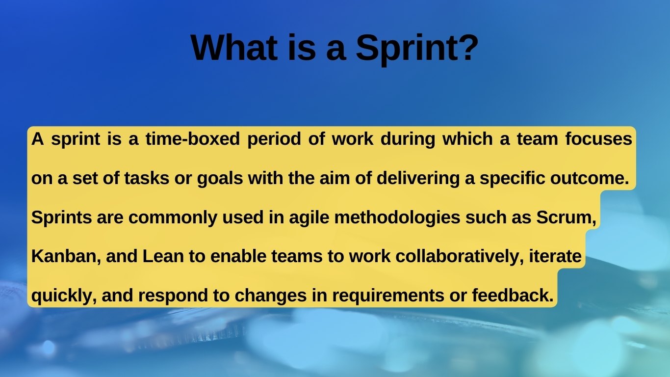 Sprint это определенный этап в работе в рамках Scrum метода