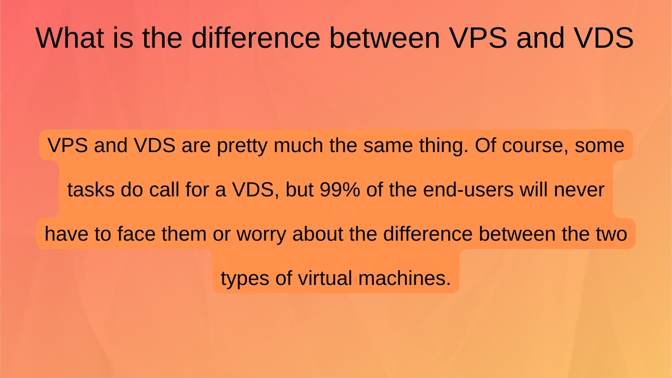 Vds vs vps: сравнение подходящих сценариев использования