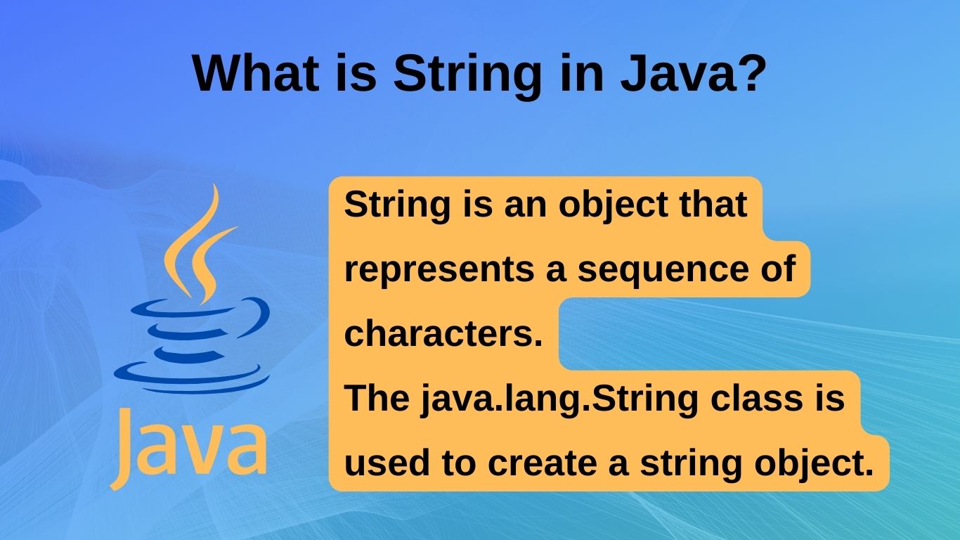 Java string: создание, инициализация и основные операции