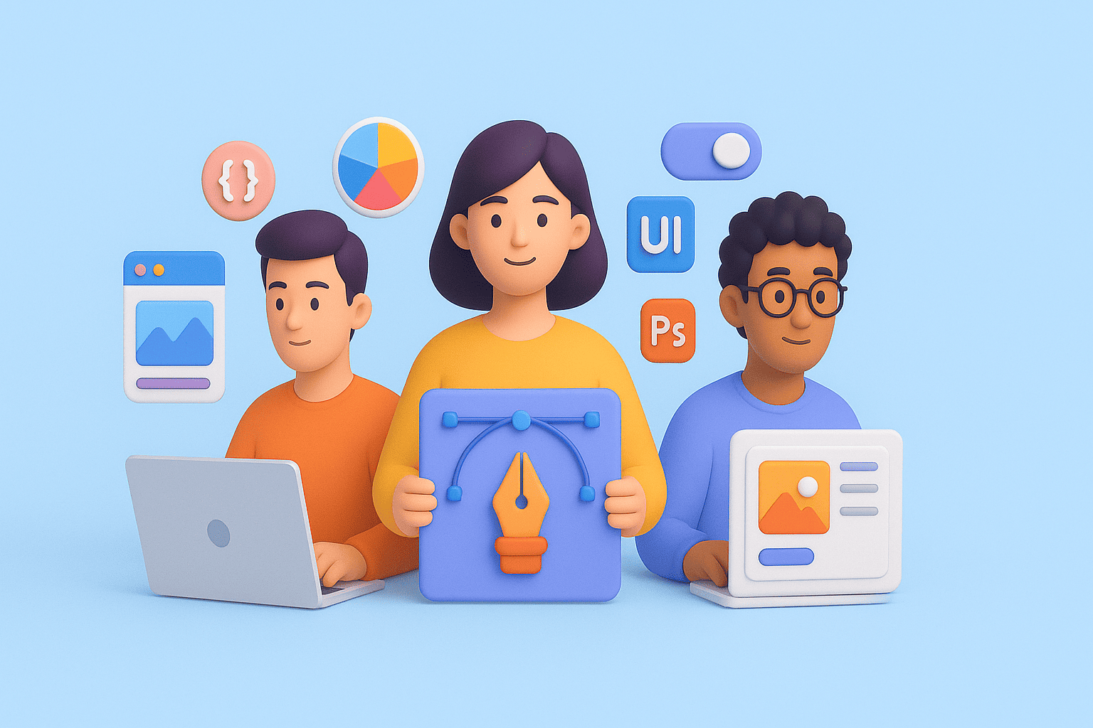 Хто такий веб-дизайнер, графічний дизайнер і UI/UX-спеціаліст?